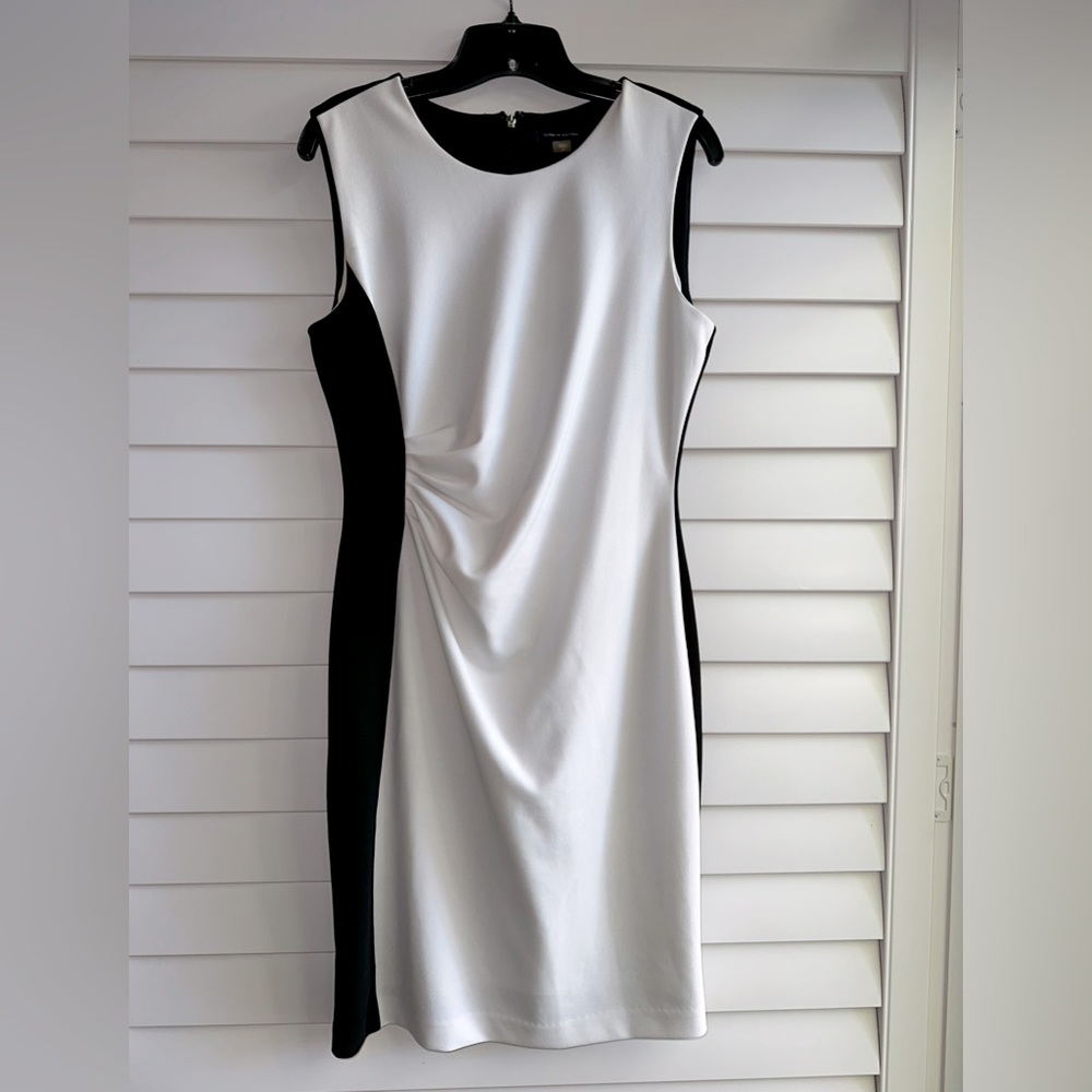 Tommy Hilfiger Black & White Sleeveless Dress